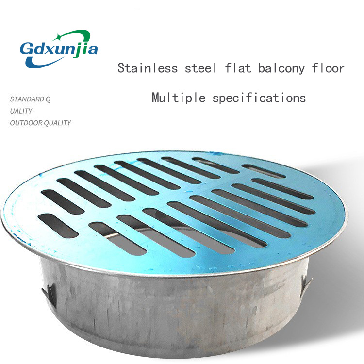 झिंझिजिया-ज़ुन्जिया – उच्च गुणवत्ता 100 मिमी 201 स्टेनलेस स्टील गोल समतल रैखिक तल नाली