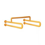 مسند ذراع المرحاض KJ-6060 – درابزين الحمام متعدد الاستخدامات من الفولاذ المقاوم للصدأ بالإضافة إلى ABS