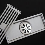 高品質飯店廚房防臭瓷磚插入式格柵集水坑線性地漏過濾器適用於浴室淋浴房 XUNJIA/XINZHIJIA