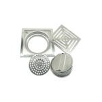 Xunjia/xinzhijia – 15 *15 Cm 6 Pola Palisade Tebal Mm 201 Stainless Steel Kitchen Square Floor Drain dengan Inti Bukti Bau Umum yang Besar