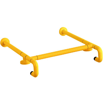 KJ-8802 Pedestal Sink Armrest – the Versatile Stainless Steel Plus ABS Bathroom Handrail