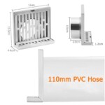 批發定制 2 毫米厚不銹鋼 304 L型不銹鋼入牆式地漏