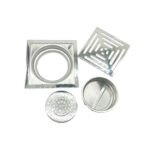 Xunjia/xinzhijia – 15 *15 Cm 6 Pola Palisade Tebal Mm 201 Stainless Steel Kitchen Square Floor Drain dengan Inti Bukti Bau Umum yang Besar