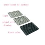 Pola Bambu Tebal 10*15cm 3mm Modern Berkualitas Tinggi 201 Saluran Air Lantai Stainless Steel