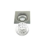 Көтерме инженерия 304 Тот баспайтын болат алаң 10 * 10 см 2 мм қалың сызықты еденді иісі жоқ