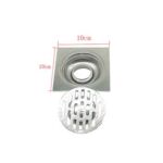 Көтерме инженерия 304 Тот баспайтын болат алаң 10 * 10 см 2 мм қалың сызықты еденді иісі жоқ