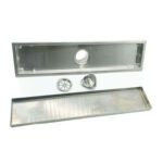 304 Saluran Drainase Kamar Mandi Stainless Steel Lantai Drain Shower Pipa Drainase Shower Persegi Panjang —XINZHIJIA/XUNJIA