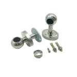 শুঞ্জিয়া/জিনঝিয়া – 200মিমি লম্বা 201 মরিচা রোধক স্পাত 25 মিমি রাউন্ড টিউব বেস ডাবল অ্যাপ্রোচ ফ্ল্যাঞ্জ সিট সরিয়ে দেয়