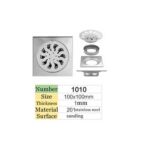 Saringan Wastafel Saluran Lantai Baja Deodoran Bulat Kustom Terlaris