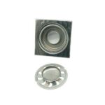 Saringan Wastafel Saluran Lantai Baja Deodoran Bulat Kustom Terlaris