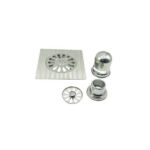 Hot Selling Pattern Plate 6 Inch Square 201 Stainless Steel Bathroom Kitchen Deep Water Seal Floor Drain