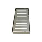 Stainless steel double-layer soap box bathroom shelf