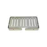 Stainless steel double-layer soap box bathroom shelf