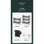 Xunjia/xinzhijia – R3 Penyimpanan Dapur Rak Pengering Baki Logam Rak Pengering Piring Rak Pengering Baja Tahan Karat