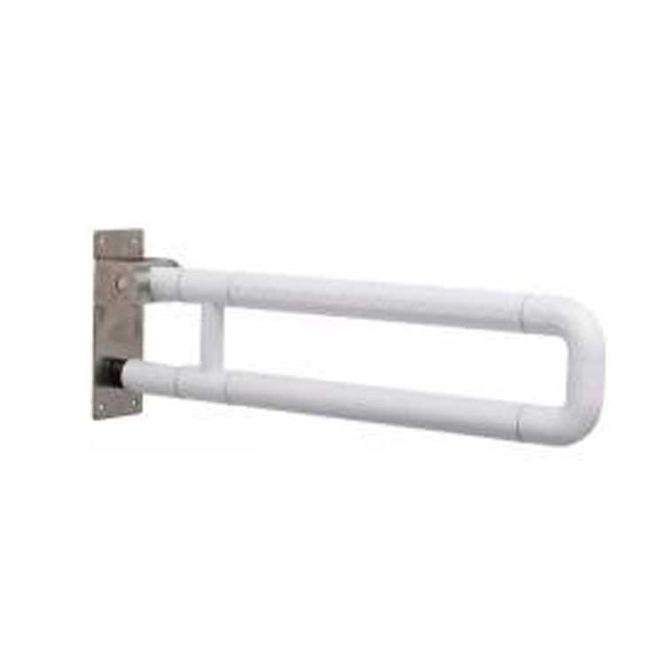 KJ-6020 نسخة سميكة من مسند الذراع القابل للطي – درابزين الحمام متعدد الاستخدامات من الفولاذ المقاوم للصدأ بالإضافة إلى ABS