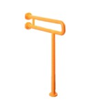 KJ-6070 Single U Reinforced Landing – 多功能不锈钢加 ABS 浴室扶手