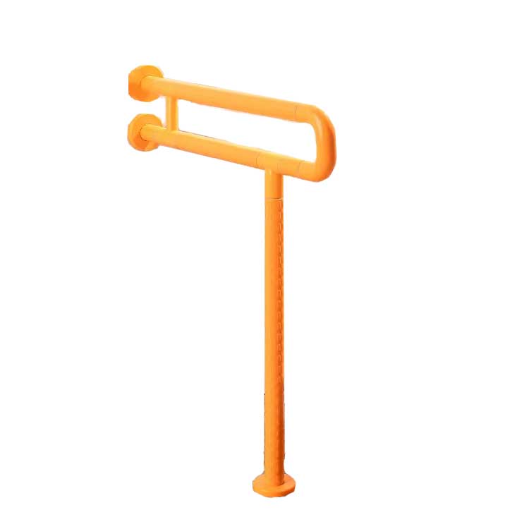 KJ-6070 Single U Reinforced Landing – 多功能不锈钢加 ABS 浴室扶手