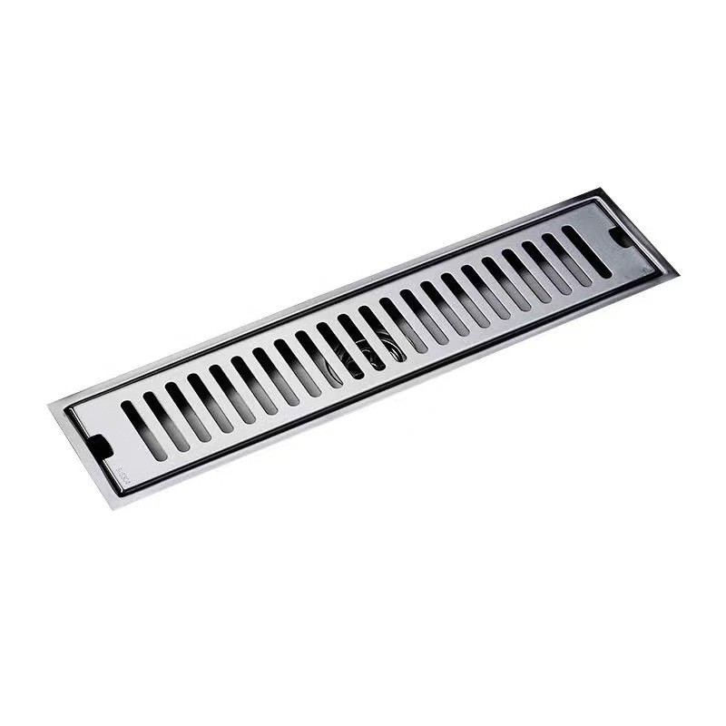 Xinzhijia/xunjia – Kualitas tinggi 304 Stainless Steel Dengan Filter Deodoran Stainless Steel Shower Linear Shower Drain Floor Drain
