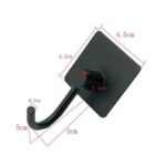 Xunjia / xinzhijia – مثبتة على الحائط المورد الصيني 3 م لاصق ذاتي 304 السنانير المعطف المربع من الفولاذ المقاوم للصدأ