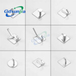 Xunjia/xinzhijia – Factory Supply 304 Stainless Steel Brushed Self-Adhesive Kitchen And Bathroom Single Towel Coat Hook