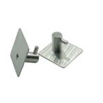 Xunjia/xinzhijia – Factory Supply 304 Stainless Steel Brushed Self-Adhesive Kitchen And Bathroom Single Towel Coat Hook