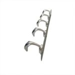 Xunjia/xinzhijia – 2023 New Modern High Quality Wall Bathroom Accessories Bathrobe Hanging 5 Hooks Stainless Steel Flat Bar Single Layer Coat Hooks