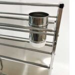 Xunjia/xinzhijia – Easy To Install 3 Layers Of 30cm 201 Stainless Steel Kitchen Vertical Spice Chopsticks Storage Rack