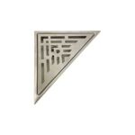 Stainless Steel Triangular Extended Pipe Floor Drain for Bathrooms