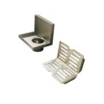 批發定制 2 毫米厚不銹鋼 304 L型不銹鋼入牆式地漏