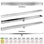 Xinzhijia/xunjia – Kualitas tinggi 304 Stainless Steel Dengan Filter Deodoran Stainless Steel Shower Linear Shower Drain Floor Drain