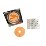 高品質6mm厚 201 ステンレス鋼の波形のキッチンのレストランのための防臭および汚れ防止の床排水管