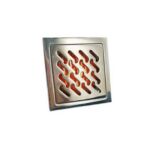 高品質6mm厚 201 ステンレス鋼の波形のキッチンのレストランのための防臭および汚れ防止の床排水管