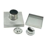 Tấn Gia/xinzhijia – Bán buôn Tấm lót vô hình dày 2 mm 304 Ống thoát sàn vuông inox