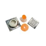 高品質6mm厚 201 ステンレス鋼の波形のキッチンのレストランのための防臭および汚れ防止の床排水管