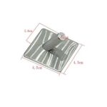 Xunjia/xinzhijia -304 Vendor Supply Inclined Single Square Viscose 304 Stainless Steel Coat Hook
