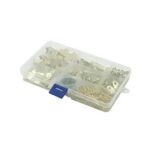 Xunjia/xinzhijia – Metal Brass Plated Finger Protect Heavy Duty Picture Frame Hooks Kit for Hanging 220 Set