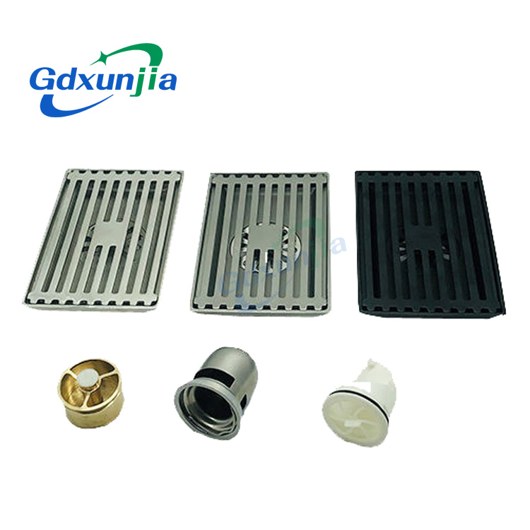 Pola Bambu Tebal 10*15cm 3mm Modern Berkualitas Tinggi 201 Saluran Air Lantai Stainless Steel