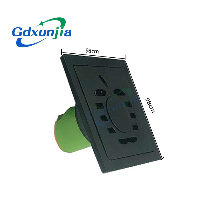 Grosir tebal ganda 6mm 4 Inci persegi hitam 201 Stainless steel kamar mandi kamar mandi plastik lurus drain drain lantai anti bau