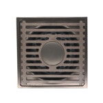 Thickened anti odor gun gray stainless steel floor drain