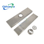 Invisible large drainage thickened rectangular concealed stainless steel floor drain in the bathroom