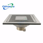 Stainless steel floor drain bathroom with multiple specifications of odor proof single and double floor drains.