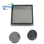 Versteckte, verdickte Bodenabläufe aus Edelstahl, Verschiedene Größen können individuell angepasst werden